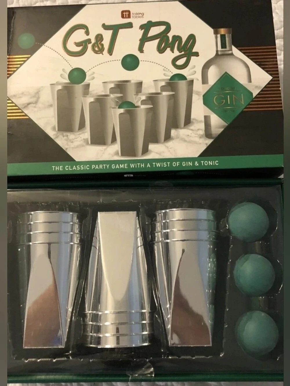 G&T Pong Party Game - Green